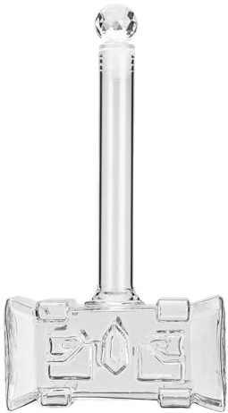 Decanter per alcol, bottiglia di whisky a forma di martello, 400 ml, design 3D, tappo ermetico, contenitore speciale per liquori per bourbon, vodka, whisky, vino e bar