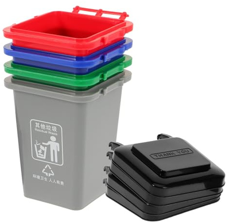 HOODANCOS Garbage Classification for Educational Early Learning Trash Sorting Game with Bins and Cards Promotes Environmental Awareness and Hand-eye Coordination Birthday