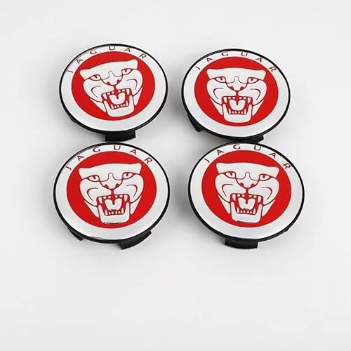 YCFZNB Wheel Cap Kit, 4 Hub Center Caps +Lug Nut Covers + Puller and Screwdriver for Uninstalling. For jaguar XJ XF XK X-TYPE.,A