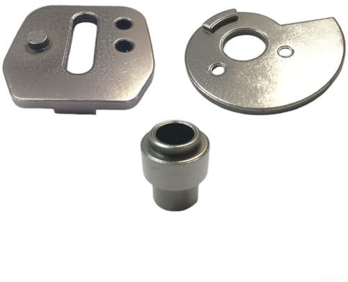 Tendicatena per motosega elettrica, 3 pezzi, in lega, per utensili elettrici da giardino, 41 x 44 mm, argento