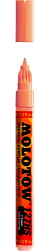MOLOTOW ONE4ALL Acrylic Paint Marker, 1.5mm, Peach Pastel, 1 Each (127.414)