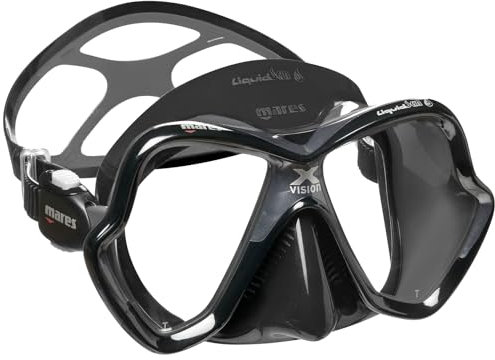 Mares Erwachsene X-Vision Ultra LiquidSkin Tauchermaske, Grey/Black, One Size