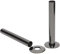Black Nickel Radiator Pipe Sleeves and Collars (Pair)