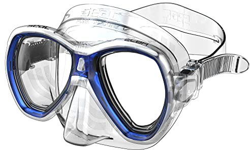 SEAC Elba Masque de plongée en Silicone Bleu