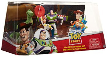 Jakks 71579 - Disney Toy Story 5er Pack Figuren Set - Woody, Buzz Lightyear, Jessie, Rex, und Aliens