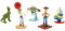Jakks 71579 - Disney Toy Story 5er Pack Figuren Set - Woody, Buzz Lightyear, Jessie, Rex, und Aliens