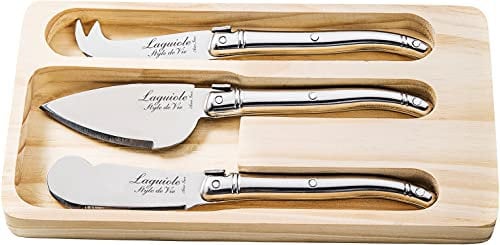 Laguiole Style De Vie Kaasmessen RVS 3-Delig
