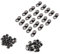 Schnüren Sie sich, 20pcs , Nietwerkzeuge / set Stiefelhaken mit Nieten für den Aufstieg, der Schuhe wandert, arbeiten Bergsteigenstiefel im Freien, 20 Pcs / Set