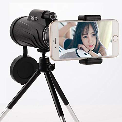 Monocular Telescope 40X60 HD Zoom Lens Waterproof Night Vision Telescope For Mobile Phones Camera Lens For Hhunting Camping Traveling Birds Observe Astronomy