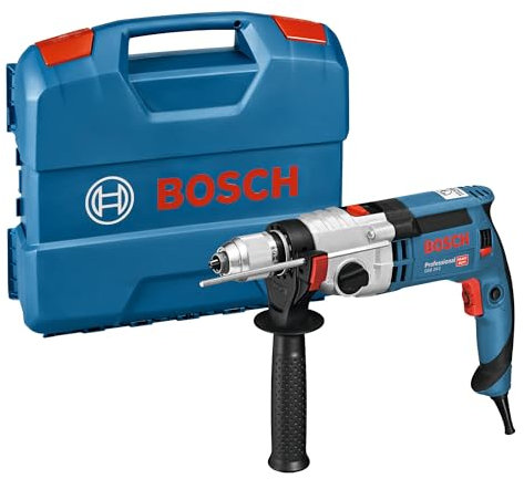 Bosch Professional 060119C801 Trapano con Percussione GSB 24-2, Coppia: 40/14.5 Nm, in Valigetta L-Case, 1100 watts, 18 volts