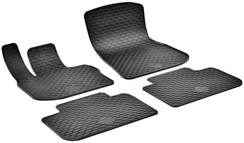 Walser DirtGuard Gummi Fussmatten Auto für BMW X3 2017-Heute, BMW X4 2018-Heute, BMW iX3 2020-Heute, 100% passgenaue Auto Fußmatten, robuste Universal Fußmatte Auto, Gummimatten Auto