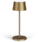 Stilosa 3 XL - Dimmbare LED Akku-Tischlampe IP54 Indoor & Outdoor - Aufladbar - Warme Lichtfarbe - Designer Tischleuchte mit USB-C Port - Dunkles Gold