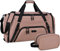 Dakuly Borsone Palestra Uomo Donna Borsone da Viaggio con Scomparto Scarpe e Tasca bagnata Grande Borsa Sportiva Borsone Nascita Ospedale 40L Rosa