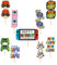 17Pcs Game On Happy Birthday Cake Toppers,Game Boy Cake Toppers for Boys,Boys Switch Birthday Cake Decorations Cupcake Toppers for Girls,Kids,Baby Shower Birthday Game On Party Supplies