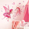 HGDESIGN® Wandtattoo Leuchtend Wandaufkleber Leuchtsticker Fee Elfe Pilz Wandsticker Wandbild Kinderzimmer Babyzimmer Schlafzimmer Kind Baby Mädchen Wanddeko (D)