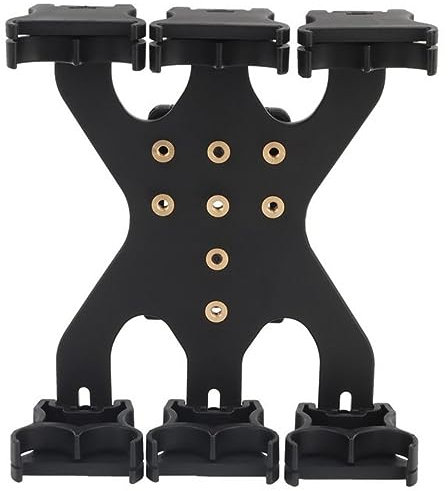 ACEXIER Porta bossoli tattico per Fucile Calibro 12 4/8/12 Colpi Caricatore Regolabile Sacchetto di Munizioni Cintura Clip Adattatore Mag Caccia Accessori (12 Rounds Black)