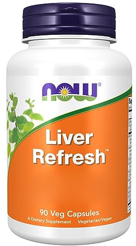 Now Foods, Liver Refresh, avec Chardon-Marie, Schisandra et Autres, 90 Capsules végétaliennes, Sans Soja, Sans Gluten, Végétarien, Sans OGM