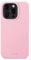 holdit Silikonhülle iPhone 15 Pro - 0,8mm Ultra dünn Handyhülle Silikon - Trendy Slim Silicone case mit Voller Schutz (erhöhte Kante für Kameraschutz) - Pink
