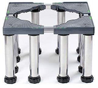 YHJZSM Washing hine Base Multi-Functional Universal Squared Appliance Roller Base 45-70Cm Adjustable Fridge Freezer Holder Bracket Shelf for Home Appliznce Large Wooden Barrel