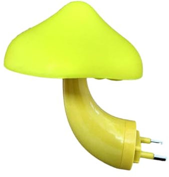 Colcolo Lámpara enchufable de luz nocturna de para adultos y niños, decoración de pared, lámpara de seta, lámpara de pared para baño, dormitorio,