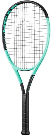 HEAD Unisex-Youth Boom Jr. 2024 Tennisschläger, Schwarz/Mint, 9-11 Jahre