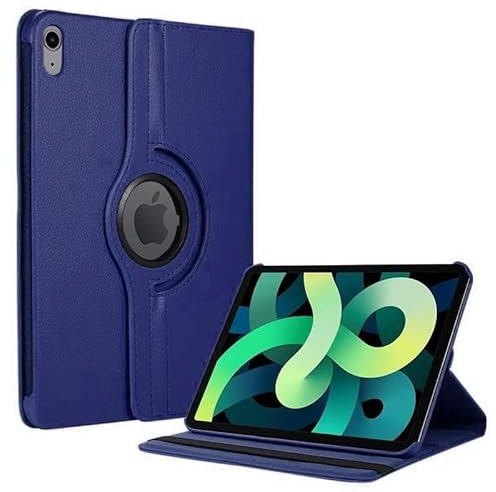 360 Rotate Case for iPad Mini 6th Generation (2021) 8.3 inch Model No. A2568 Synthetic Leather Stand Cover (Blue)