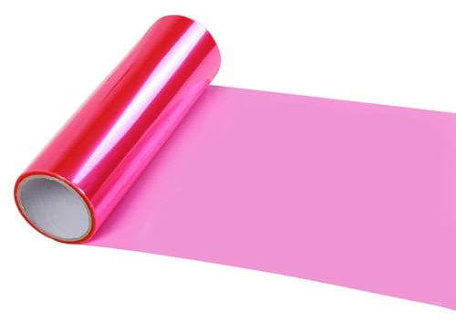 Tönungsfolie für Scheinwerfer 2 Meter lang und 30 cm Breit ideal für Nebelscheinwerfer Blinker Rücklichter oder als Sonnenblendstreifen (Pink)