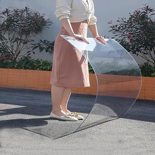 1.8mm Outdoor Transparent Rainproof Board, Polycarbonate Roofing Sheet, UV Protection Roofing Cladding Replacement Panels, Easy to Cut for Sun Room, Outdoor Garden and Greenhouse Covering ( Size : 4x6