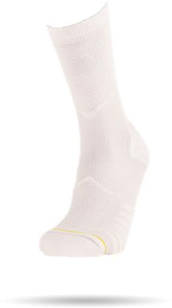 ROLLO SOCKS Team 5.0 All White - Laufsocken mit gezielter Kompression, Running, Sprunggelenk stützend, Bandage Fußgelenk, Sportsocken, Für jeden Sport geeignet, Größe S (36-39)