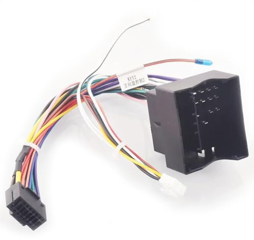 Oulesh Kabelbaum für Ford Focus MK2 Mondeo MK4 C-MAX Fiesta Fusion, für Android 16pin Radio-Kabelbaum-Kabeladapter
