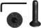YEJAHY Lot de 20 vis à tête fraisée M8 x 25 en acier au carbone haute résistance pour machines, équipement de maison, boulons, noirs