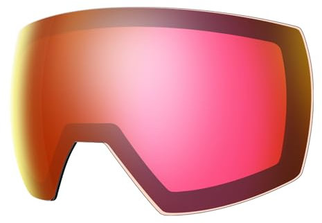 OutdoorMaster Ski Goggles Ultra Ersatzglas, Magnetic Easy Lens Swap, Anti-Beschlag, Breites Sichtfeld, Fuchsia Vlt 45%