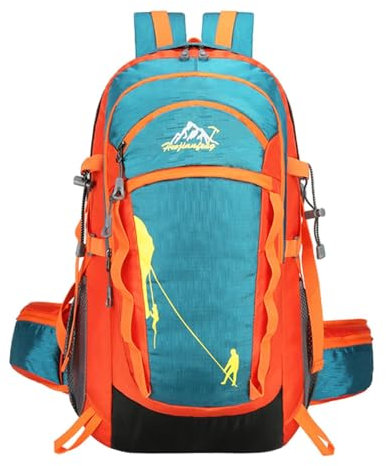 Outdoor-Kletterrucksack, Kurztrip-Reiserucksack - Wasserdichter Wanderrucksack für Damen - Tasche für Camping- und Bergsteigerausrüstung mit hoher Kapazität zur Lastreduzierung