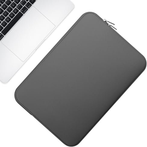 Custodia per computer portatile, antiurto, resistente all'acqua e leggera, Ultrabook Notebook Bag Case per 11-15 pollici, disponibile, grigio, Se référer au descriptif