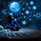 1119 Stück Leuchtsticker Wandtattoo Leuchtsterne Selbstklebend Kinderzimmer Wandsticker Sterne und Mond Fluoreszierend Wandaufkleber für Kinder Schlafzimmer Kinderzimmer Wohnzimmer Blau