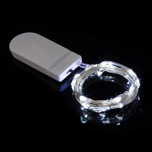 LED Fairy String Lights,1m Battery Powered LED String Lights,minis Twinkle Wire Starry Fairy Lights,3 Lighting Modes,Fairy Lights For Bedroom, Christmas, Parties, Wedding, Centerpiece Decoration