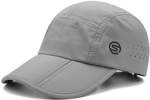 AYPOW Wasserfest & Faltbare Baseballkappe Sommer UV-Schutz Kappe, Schnell Trocknend Atmungsaktiv Verstellbar Sonnenhut, Baseball Caps für Herren Damen Lässig Modisches Leichte Outdoor Sportmütze