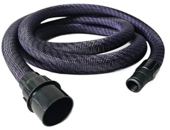 4 M Langer, Flexibler Nylon-Staubsaugerschlauch, 36 Mm Geflochten, Kompatibel Mit Festool, Mirka, Flex Und Staubabsauger