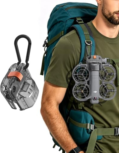 XMoving Protezione gimbal per drone DJI Neo 2 | Solo per DJI Neo 2, copertura cardanica compatta con moschettone per zaino, escursionismo, campeggio, viaggi e conservazione