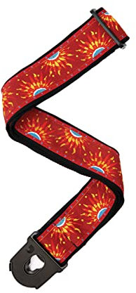 D'Addario Planet Waves 50E09 Gewebegurt Nylongewebe Retro Classic Collection Sun Länge: 1450mm Breite: 50mm