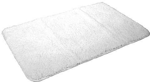 Kinzler J-10007/00 Weiss Badematte, Mikrofaser, 70x120 cm