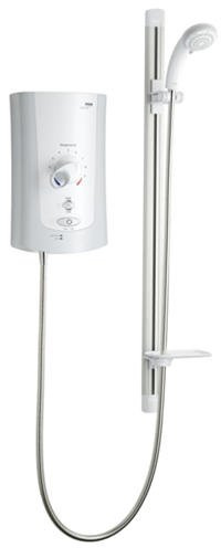 Mira 1.1759.003 White / Chrome Advance Flex 9.0 kW Electric Shower for
