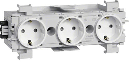 Hager ecoline - Basis Schuko Ecoline dreifach weiß