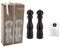 Dekomiro Peugeot Set Paris Pfeffermühle und Salzmühle Schoko 30 cm u-Select Geschenkset mit 100 gr. Salz