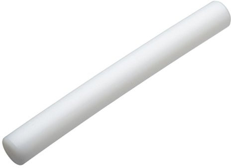 Silicone Bakeware 20-Inch 50 cm Large Polyethylene Non-Stick Fondant Sugarcraft Craft Dough Cake Decorating Rolling Pin, White