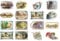 Decoupage Papier Pack (20 blatt 10x15cm) Spring and Winter Landscapes FLONZ Vintage Retro