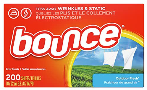 Bounce Outdoor Fresh Fabric Softener Dryer Sheets 200 Stück aus USA Trocknertücher