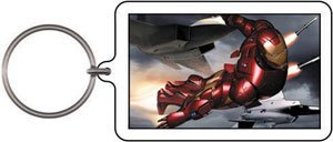 Marvel Comics Iron Man Pilots Lucite Keychain K-IRN-0001
