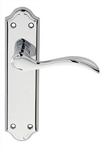 Carlisle Brass DL191CP Madrid Lever ON Backplate-Latch, Gold