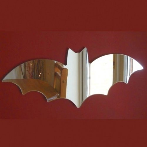 Super Cool Creations Gruselige Fledermaus Spiegel – 20 cm x 8 cm